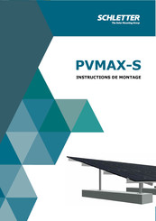 Schletter PVMAX-S Instructions De Montage