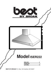 Broan Best ISER222 Mode D'emploi