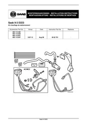 Saab 400 110 847 Instructions De Montage
