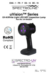 Spectro-UV Spectroline uVision Série Mode D'emploi