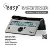 Digital Game Technology Easy GAME TIMER Manuel D'utilisation