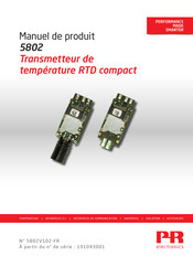 PR electronics 5802 Manuel De Produit