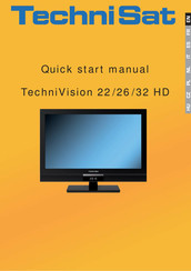 TechniSat TechniVision 26 HD Manuel De Demarrage Rapide