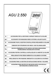 Baxi AGU 2.550 Mode D'emploi