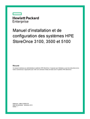 Hewlett Packard StoreOnce 3100 Manuel D'installation Et De Configuration