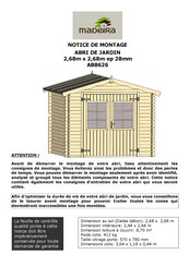 Madeira AB8626 Notice De Montage