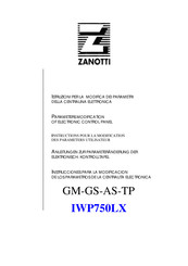 Zanotti IWP750LX Manuel D'instructions