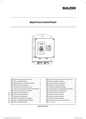 Sulzer AquaTronic Control Panel Mise En Service Et Utilisation