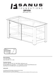 Sanus Foundations DFV50 Instructions De Montage