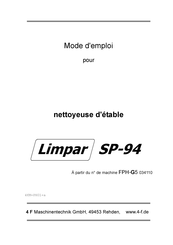 Limpar FPH-G5 034110 Mode D'emploi