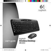 Logitech Wireless Desktop MK300 Mode D'emploi