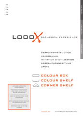 LOOOX COLOUR SHELF CSHELF30 Instructions D'utilisation
