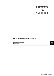 Haas+Sohn HSP 6 Helena 465.32-C RLU Fiche Technique