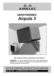Airelec Airpuls 309 Notice D'installation Et D'utilisation