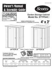 Scotts STTPS43 Manuel Du Propriétaire Et Guide D'assemblage