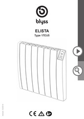 Blyss ELISTA 17EU5 Mode D'emploi