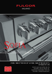 Fulgor Milano SOFIA FSRC 3605 P MI ED 2F X Manuel D'instructions
