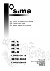 Sima COMBI-30/36 Manuel D'utilisation