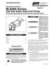 GPI M-3295-ML Guide Des Opérations
