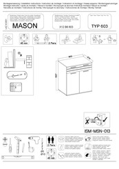 Xxxlutz MASON 603 X12 B8 603 Instructions De Montage