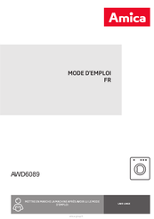 Amica AWD6089 Mode D'emploi