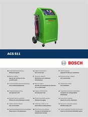 Bosch ACS 511 Notice Originale