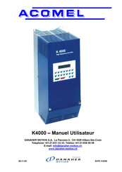 ACOMEL K 4000 Manuel Utilisateur
