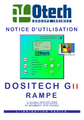 Irrimec Otech DOSITECH GII Notice D'utilisation