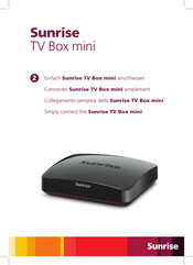 Sunrise TV Box mini Mode D'emploi