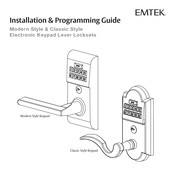 Emtek Sandcast Instructions D'installation