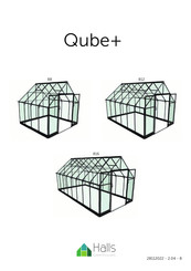 Halls Greenhouses Qube+ 88 Instructions De Montage