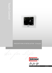 Brink Touch Control Prescriptions D'installation