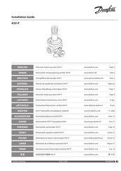 Danfoss ASV-P Guide D'installation