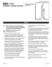 Uline SANITAIRE H-2268 Mode D'emploi