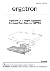 Ergotron SV4X Manuel De L'utilisateur