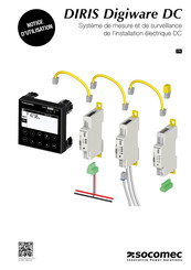 socomec DIRIS Digiware DC Notice D'utilisation