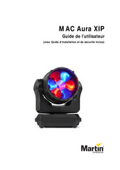 Harman Martin MAC Aura XIP Guide De L'utilisateur