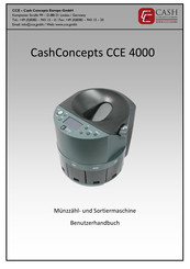 CASH CONCEPTS CCE 4000 Manuel Utilisateur