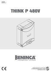 Beninca THINK P 480V Mode D'emploi