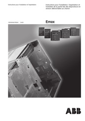 ABB Emax E2 Instructions Pour L'installation Et L'exploitation