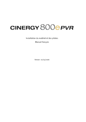 TerraTec CINERGY 800e PVR Manuel D'installation