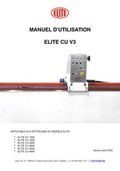 Elite CU 2500 Manuel D'utilisation