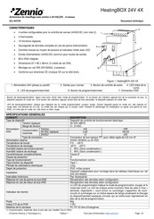 Zennio ZCL-4HT24 Document Technique