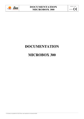llaza MICROBOX 300 Mode D'emploi