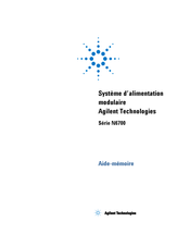 Agilent Technologies N6700 Serie Aide-Mémoire