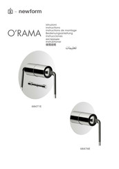 newform O'RAMA 68471E Instructions De Montage