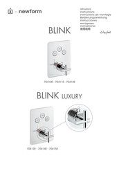 newform BLINK 70410E Instructions De Montage