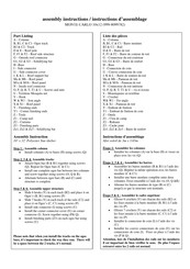 Sojag Monte Carlo 10x12 Instructions D'assemblage