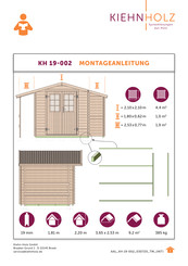 Kiehn-Holz KH 19-002 Mode D'emploi