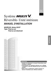 LG MULTI V CF Serie Manuel D'installation